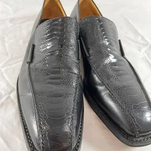 Versace | Shoes | Gianni Versace Authentic Black Ostrich  display picture 2